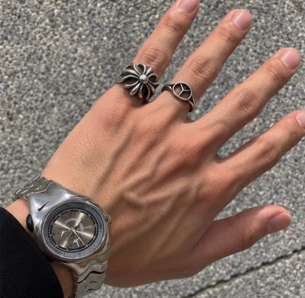 Nike Triax Armored Chronograph-Style Watch – Champagne Dial