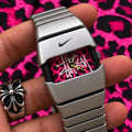 Vintage Nike Triax Watch – Custom Stüssy Pink Leopard Dial