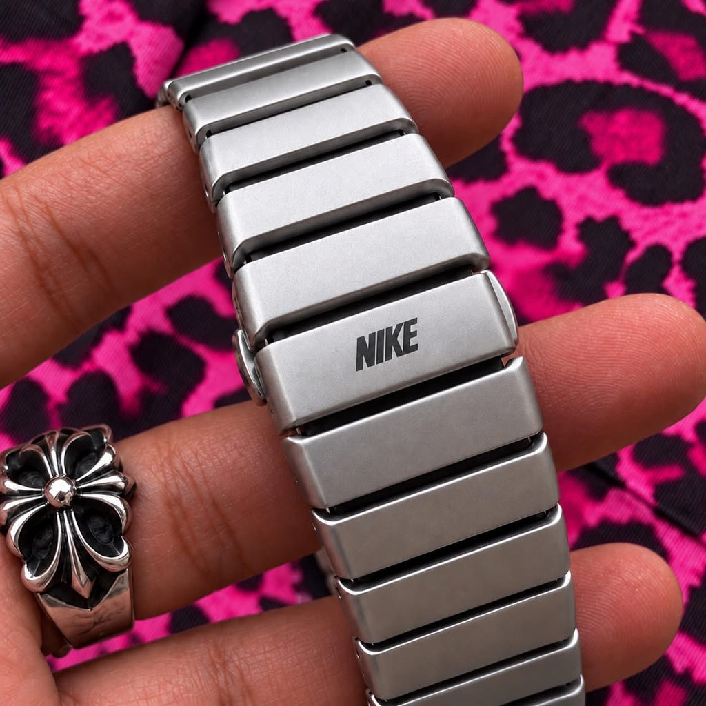 Vintage Nike Triax Watch – Custom Stüssy Pink Leopard Dial