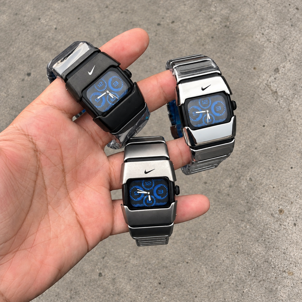 Nike D-Line Analog Watch – Blue Dial | 3 Case Finishes